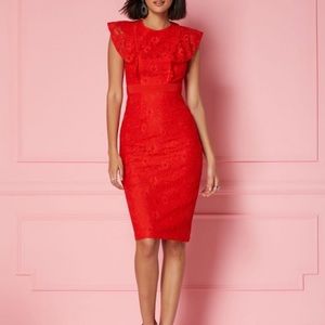 NY & Company Eva Mendes Collection Lace Sheath Dress (12)